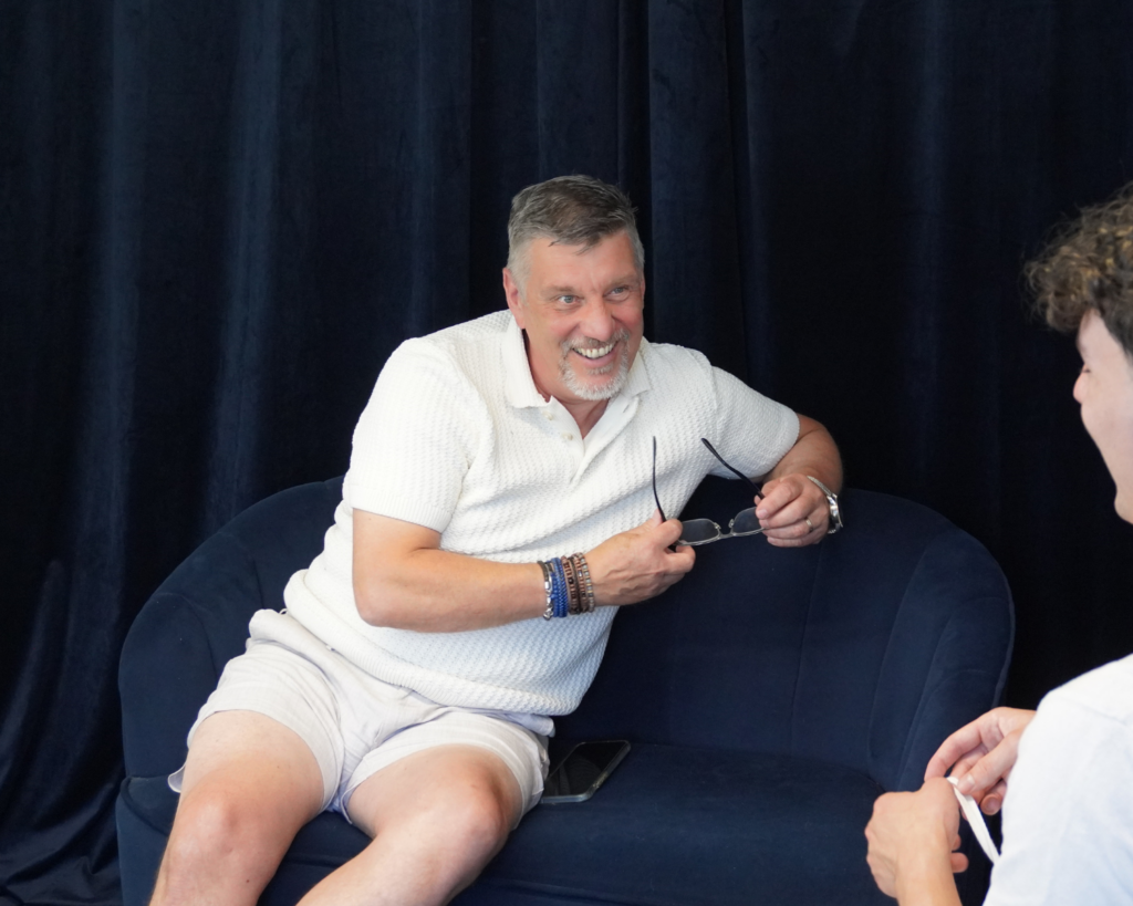 Dave Davis, Owner and Managing Director of Centurion Payroll in a meeting